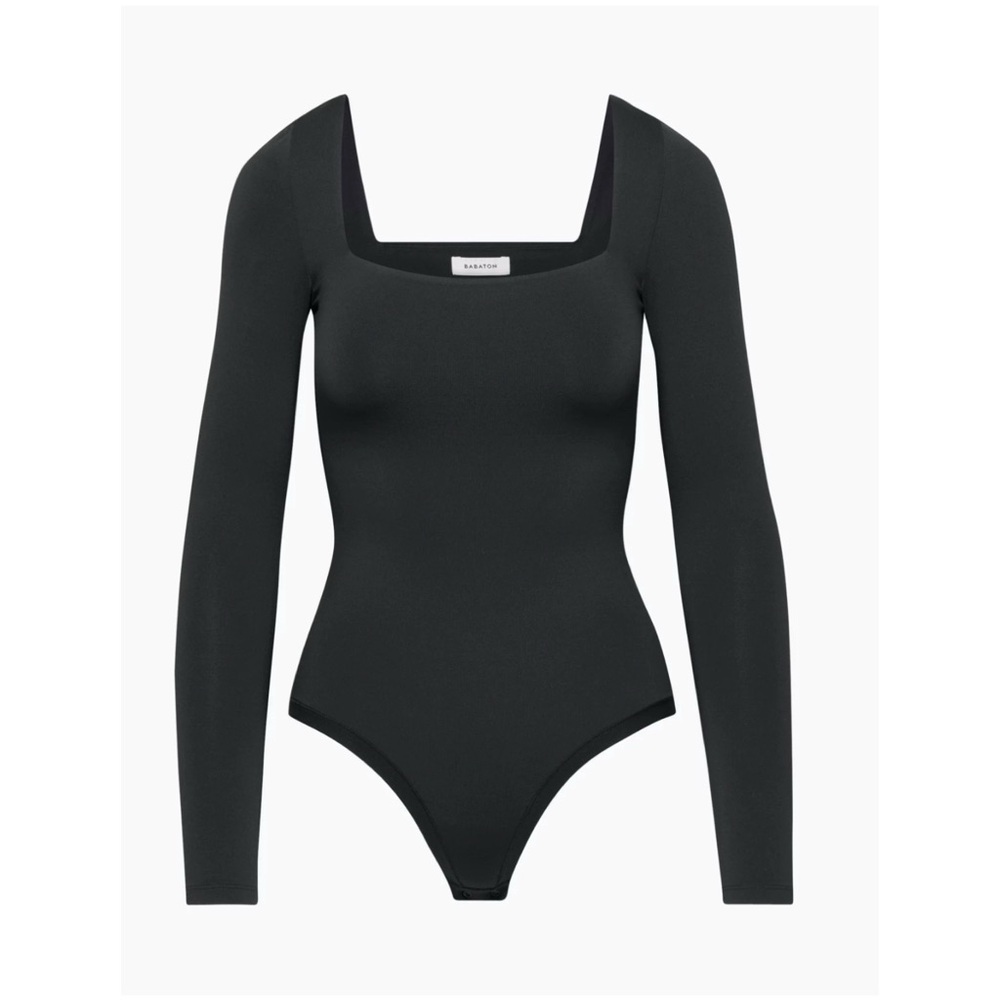 nwot Babaton Contour Squareneck Longsleeve Bodysuit xs, s